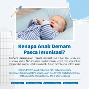 Contoh Konten Edukasi Pasca Imunisasi