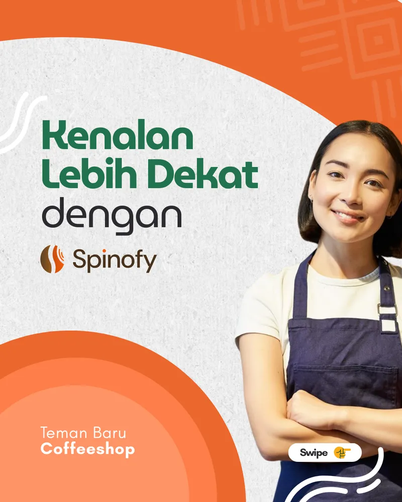 Spinofy platform mobile-web untuk manajemen coffeeshop