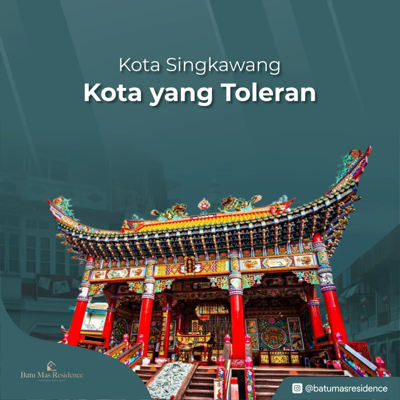 Konten Instagram Batu Mas Residence tentang kota Singkawang