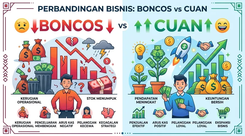 Perbandingan boncos vs cuan dalam bisnis dan investasi
