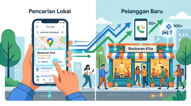 Manfaat pencarian lokal Google Maps untuk bisnis