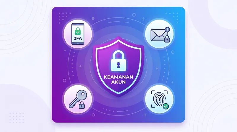 Tips keamanan akun Instagram termasuk 2FA, email recovery, dan password kuat