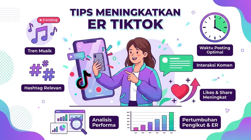 Tips meningkatkan engagement rate TikTok