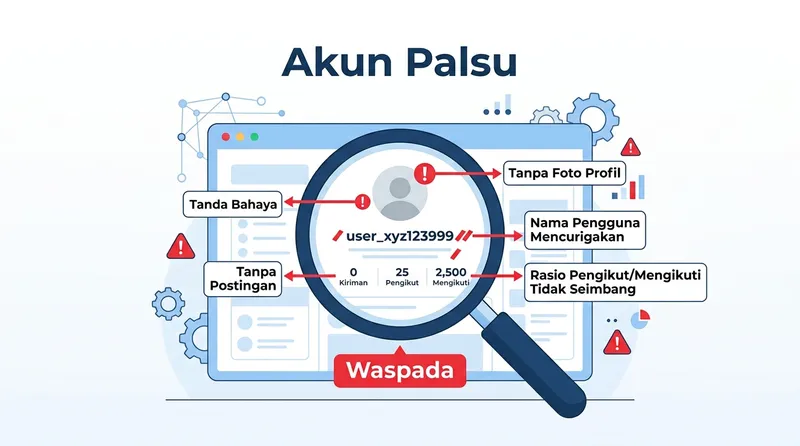 Ciri-ciri akun Instagram palsu dengan tanda bahaya yang perlu diwaspadai