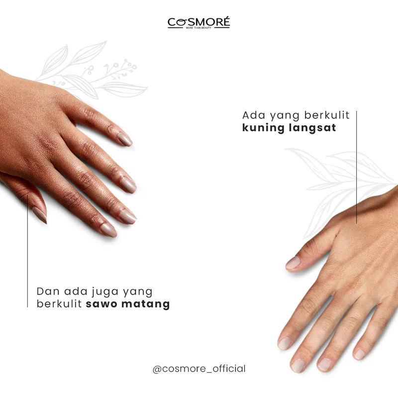 Konten edukatif Cosmore Official cantik sehat dari dalam visual Instagram feed