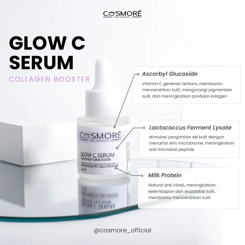 Cosmore Glow C Serum produk unggulan vitamin C serum skincare lokal Indonesia