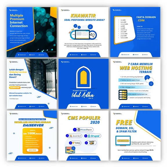 Portofolio desain Instagram feed Daiserver oleh Creativism