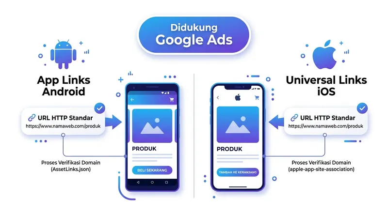 Perbandingan App Links Android dan Universal Links iOS