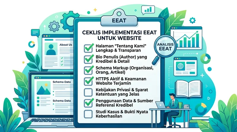 Checklist implementasi EEAT untuk website