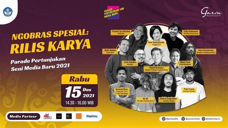 Konten promosi Ngobras Spesial Rilis Karya Garin Workshop - event virtual seni pertunjukan