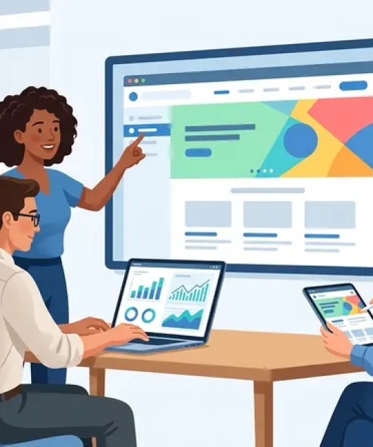 Tim desain homepage website profesional