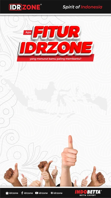 Story fitur unggulan IDR Zone