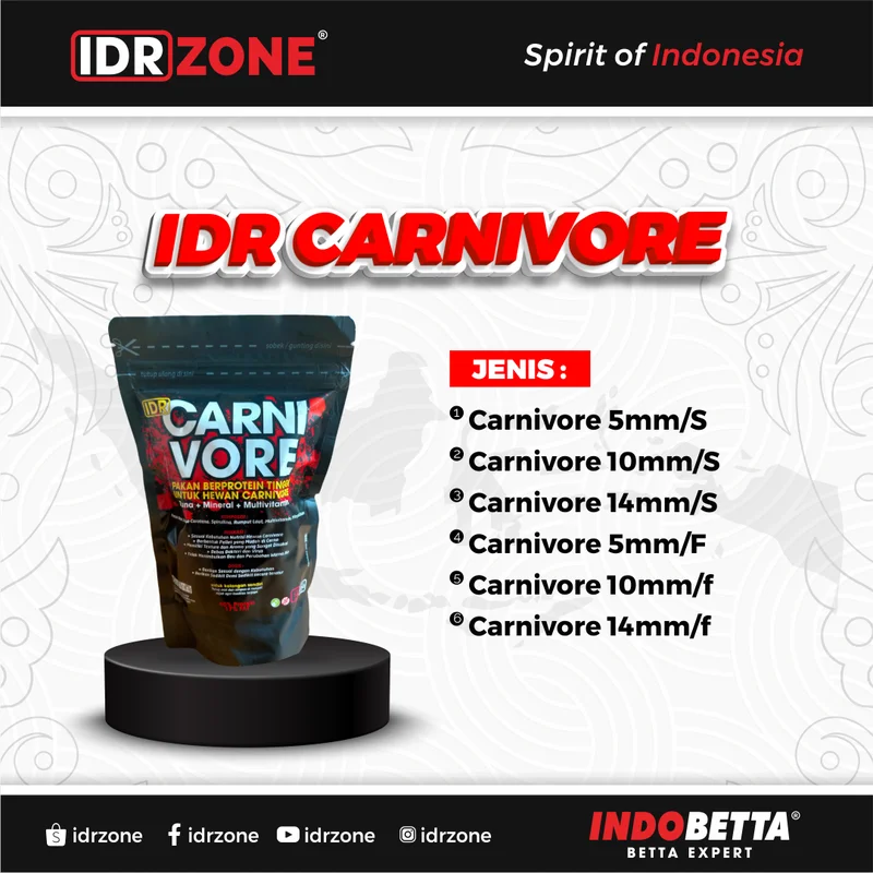 Produk IDR Carnivore untuk ikan