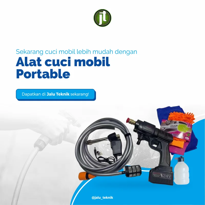 Konten Alat Cuci Mobil Portabel Jalu Teknik Instagram