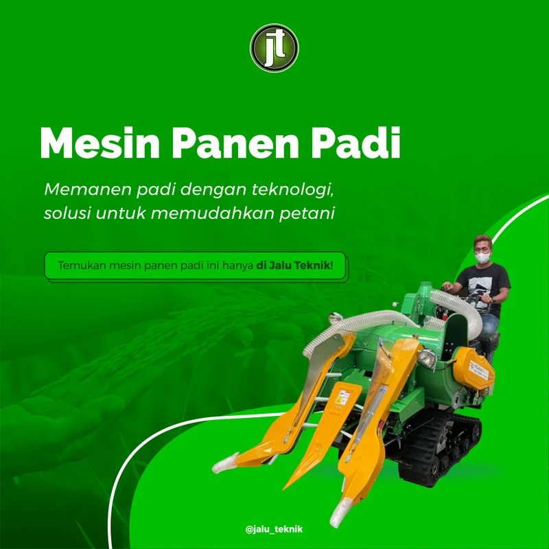 Konten Demo Alat Panen Padi Combine Harvester Jalu Teknik