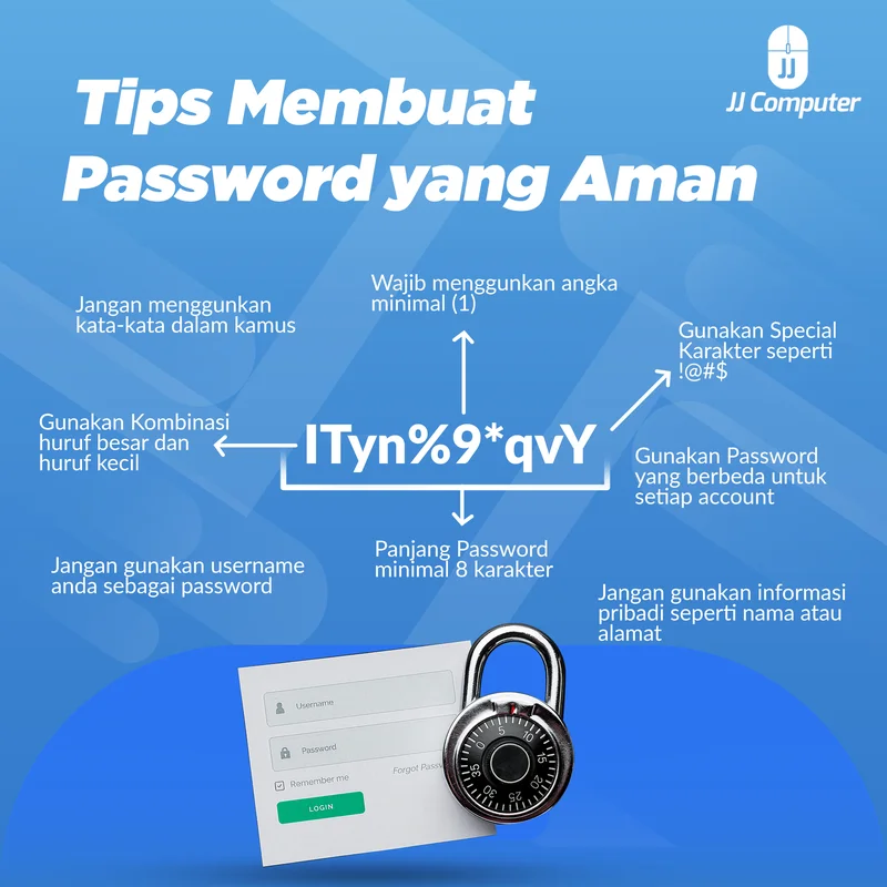 Konten tips teknologi JJ Computer oleh Creativism