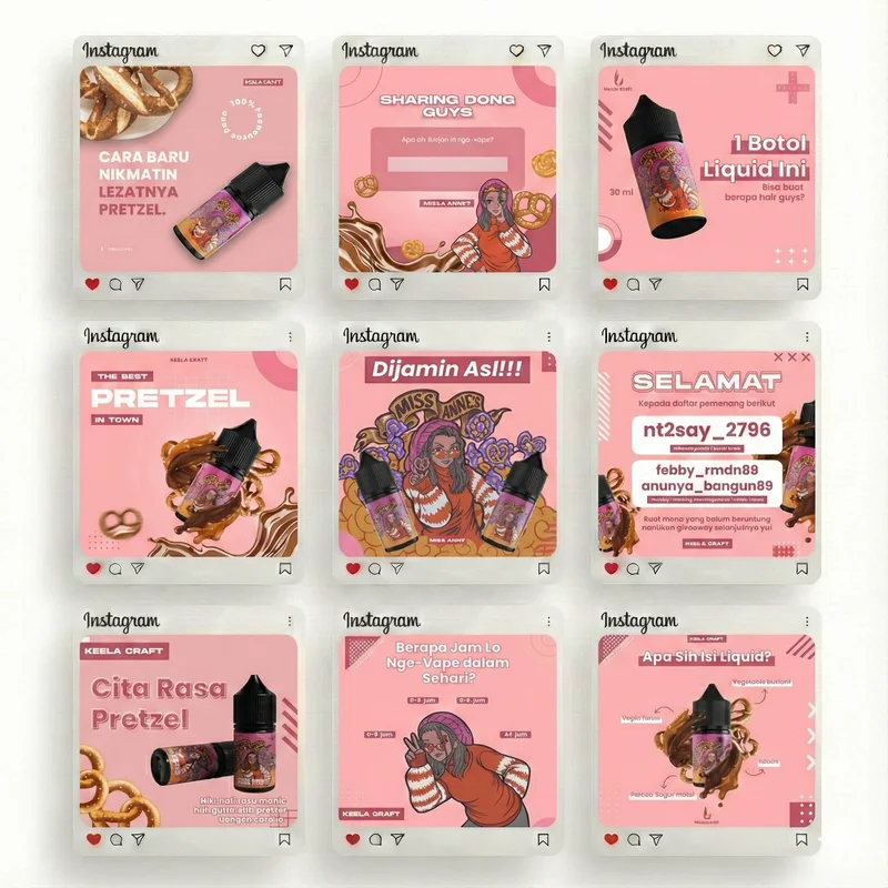 Keela Craft portofolio Creativism - social media management Miss Anne's Liquid hand soap