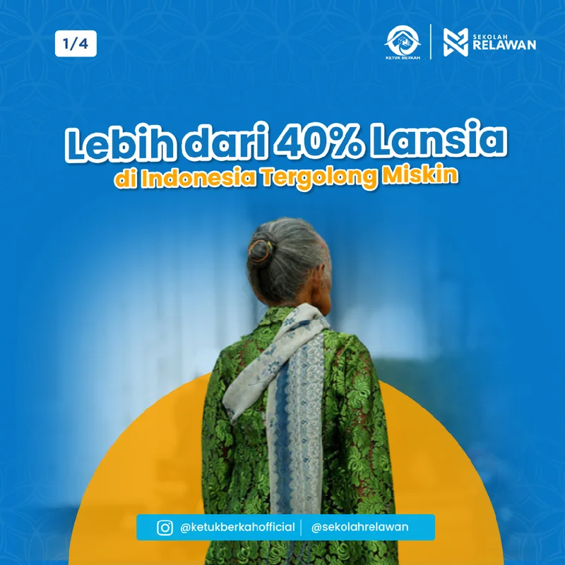 Konten Feed Instagram Ketuk Berkah - Storytelling Lansia Penerima Manfaat