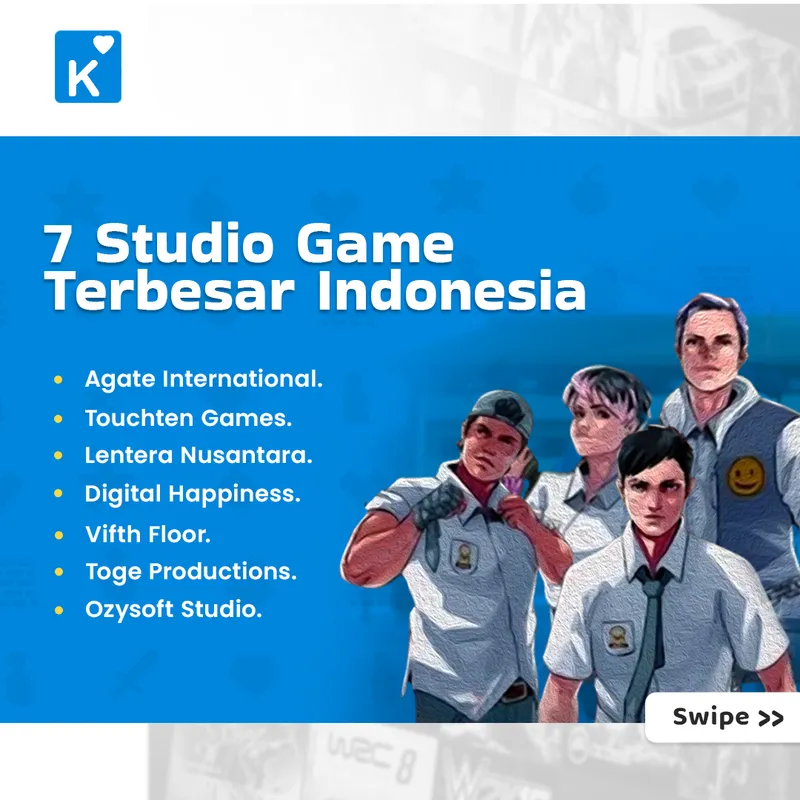 Desain infografis market share game indie Indonesia oleh Kreatora