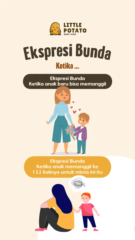 Instagram Stories interaktif Little Potato Indonesia dengan polling dan quiz