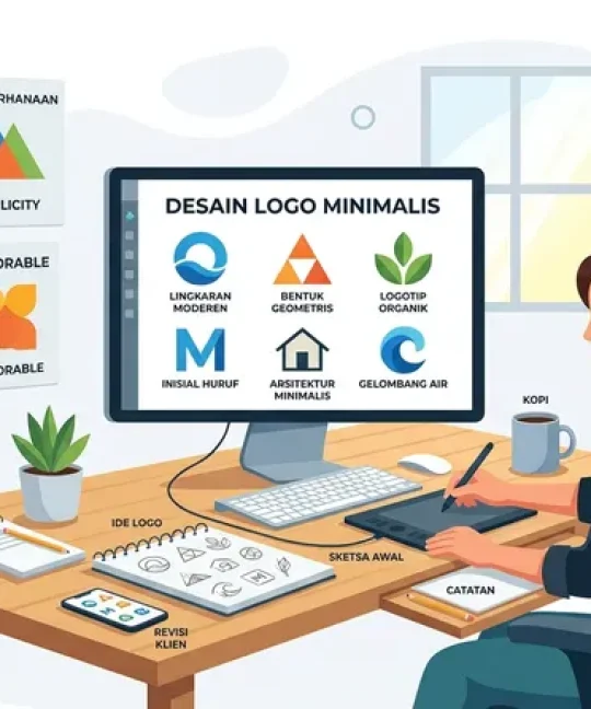 Logo Keren Simple: 15 Contoh, Filosofi, dan Tips Desain Terbaik