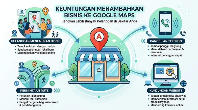 Manfaat menambahkan bisnis ke Google Maps untuk jangkauan pelanggan