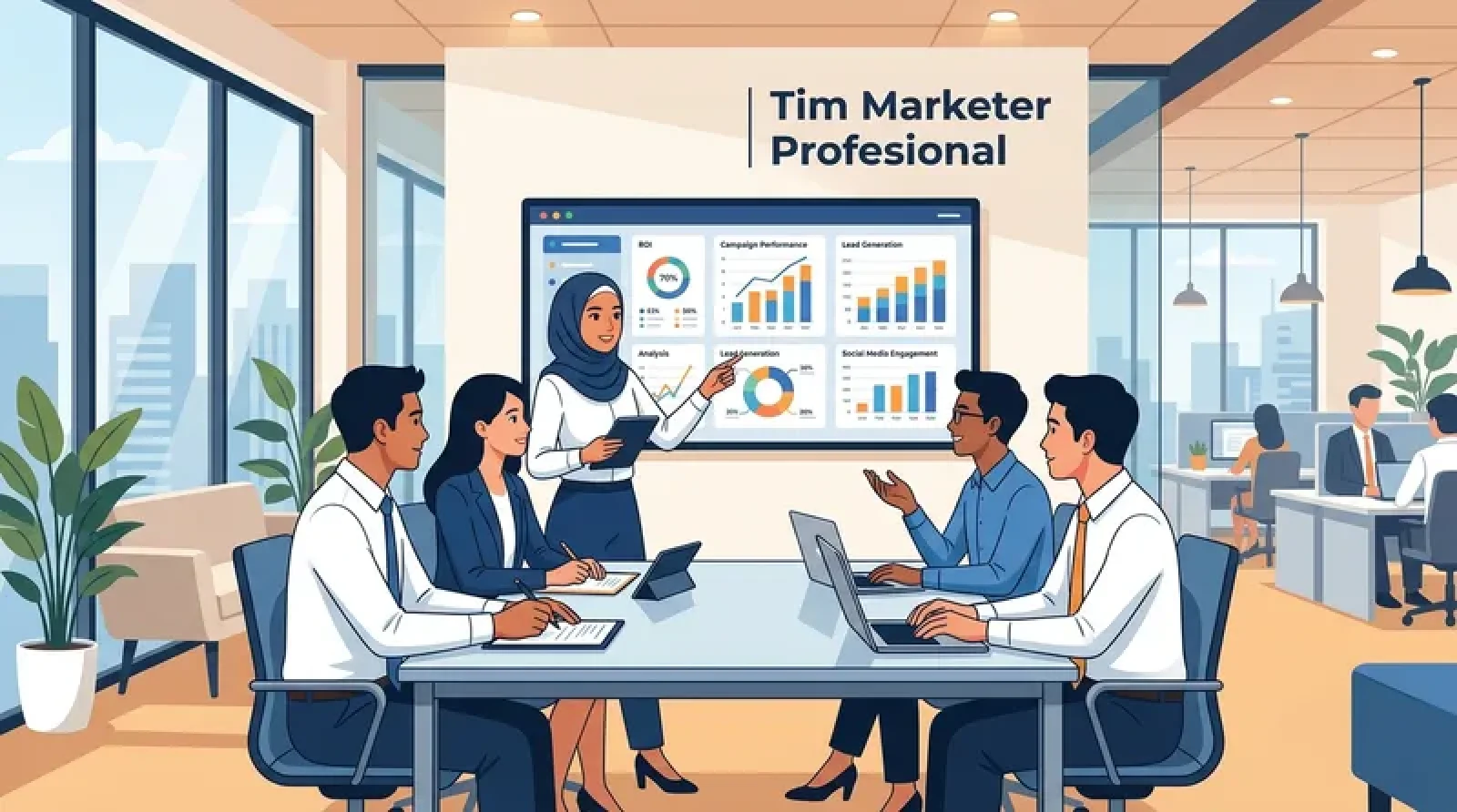 Marketer adalah profesional pemasaran yang merancang strategi digital