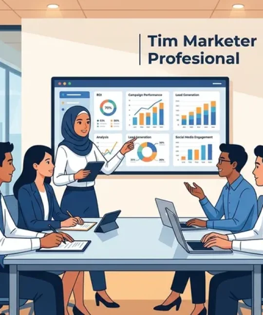Marketer adalah profesional pemasaran yang merancang strategi digital