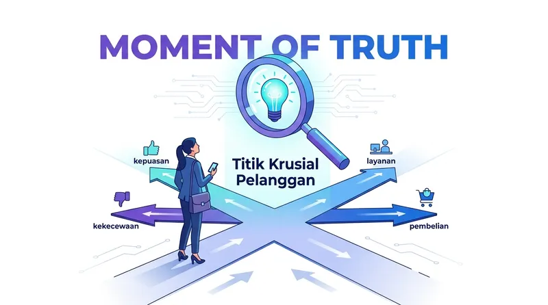 Moment of truth adalah titik krusial dalam perjalanan pelanggan