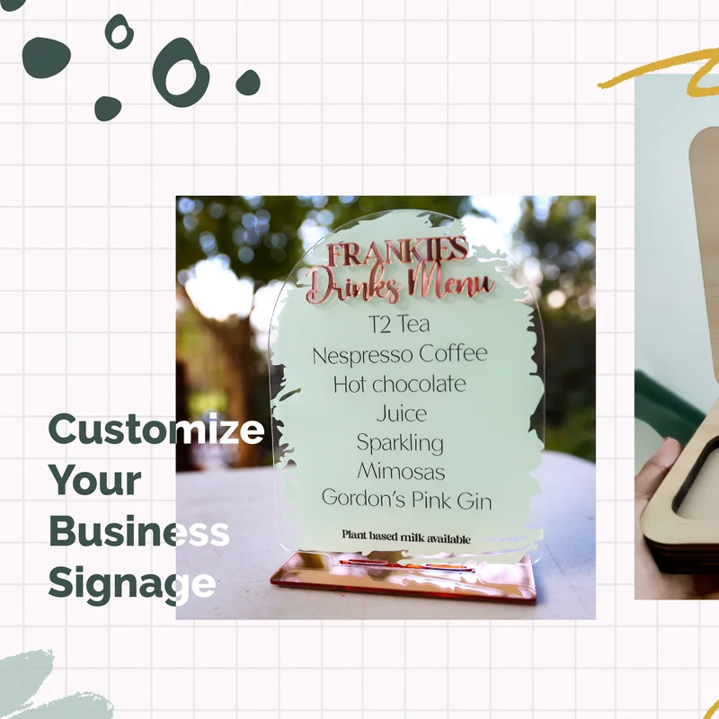 Produk signage NVS Printing yang di-showcase di Instagram