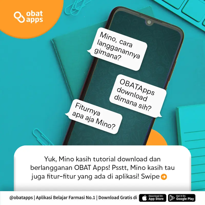 Konten tutorial Obatapps tentang penggunaan platform farmasi digital