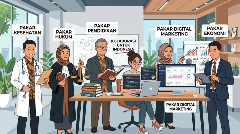 Contoh Pakar di Berbagai Bidang - Kesehatan, Hukum, Pendidikan, Teknologi, Digital Marketing, Ekonomi