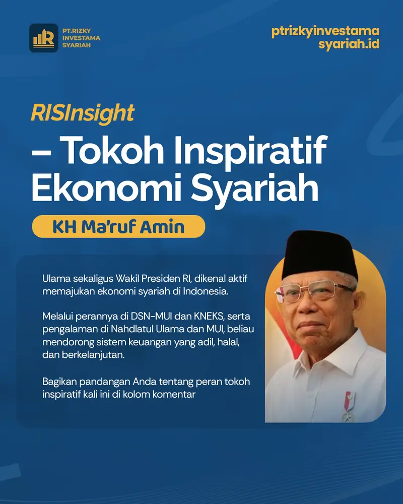 Desain konten tokoh inspiratif syariah Rizky Investama oleh Creativism