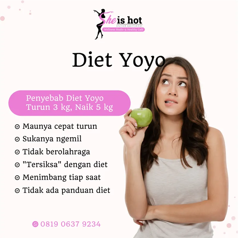 Desain konten kesehatan diet yoyo Sheishot Sportswear