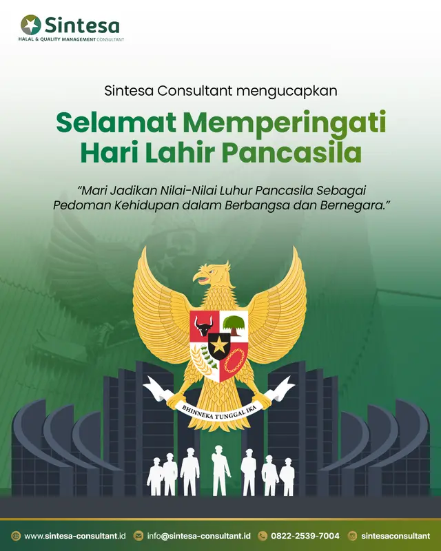 Desain konten Instagram Sintesa oleh Creativism - Hari Lahir Pancasila