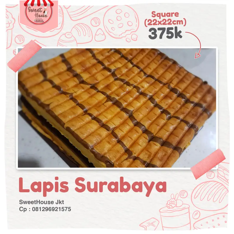 Foto lapis Surabaya Sweet House Jakarta hasil kelola Instagram Creativism