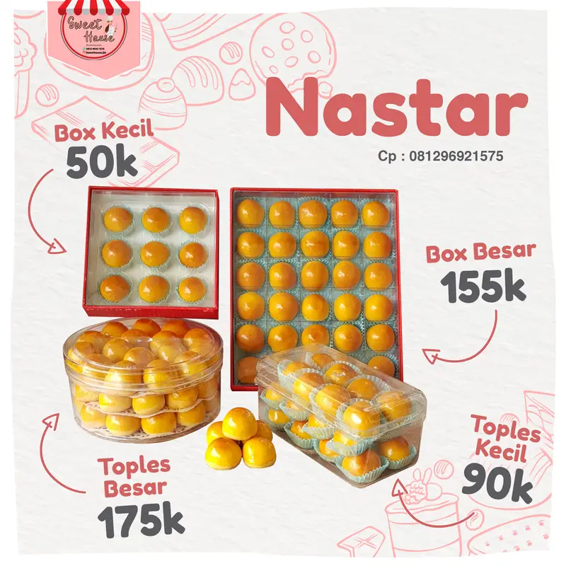Foto produk nastar premium Sweet House Jakarta kelola Instagram