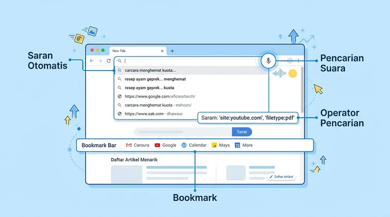 Tips dan fitur browsing efektif menggunakan Omnibox Chrome
