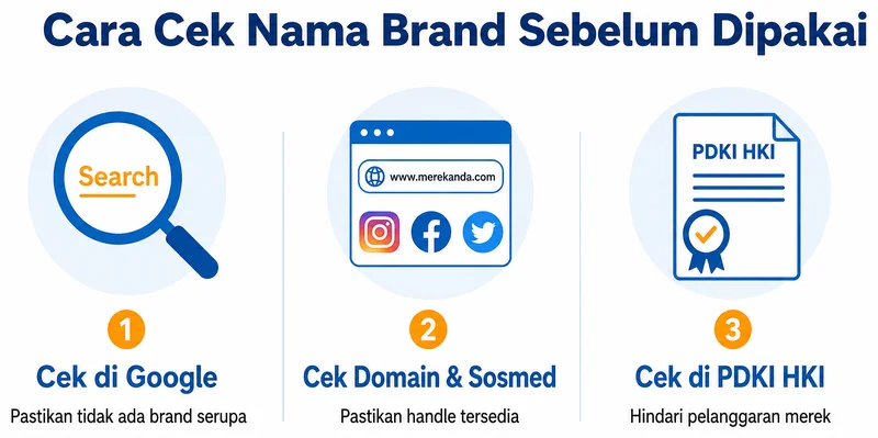 Cara cek nama brand makanan sebelum dipakai