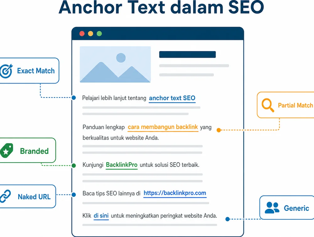 Anchor artinya jangkar, ilustrasi anchor text dalam SEO