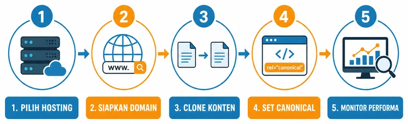 Lima langkah membuat mirror website aman untuk SEO