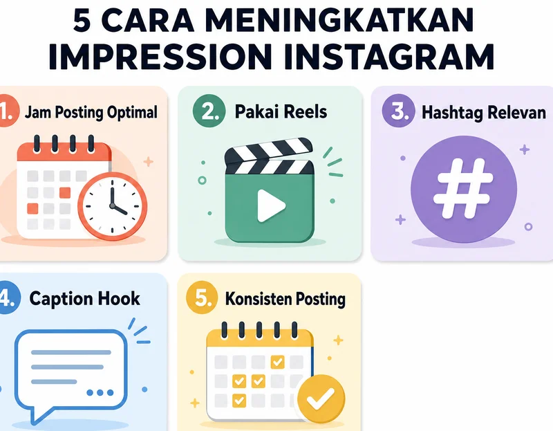 cara meningkatkan impression instagram