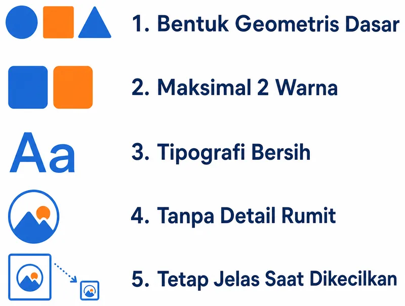 ciri ciri logo gampang dan simpel