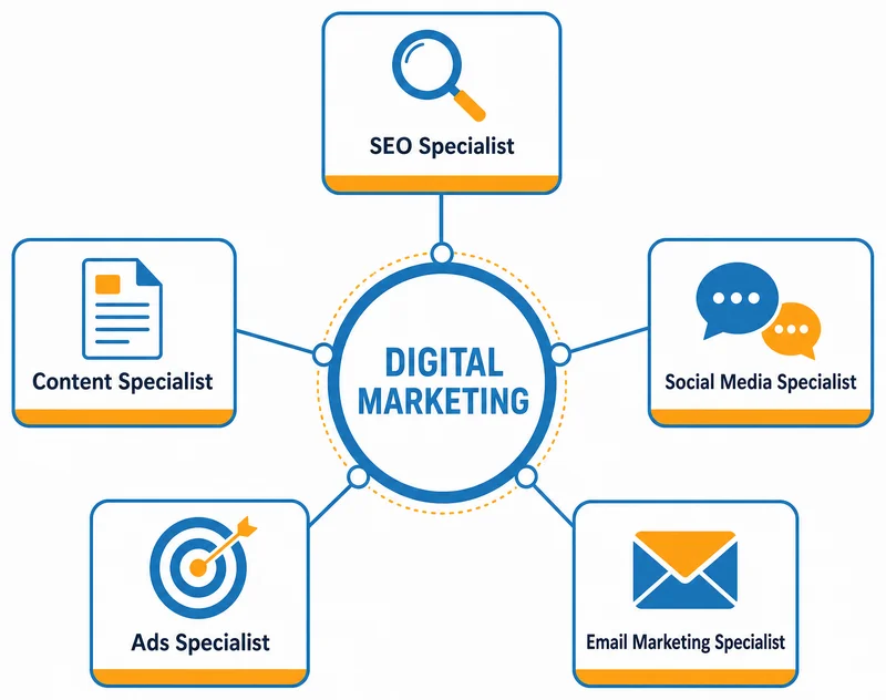 Lima contoh role specialist di bidang digital marketing