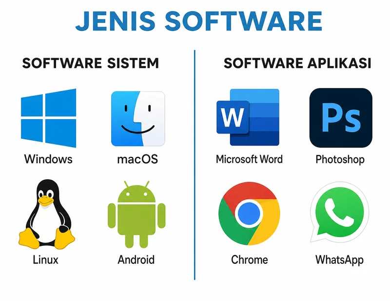 Jenis software sistem dan software aplikasi