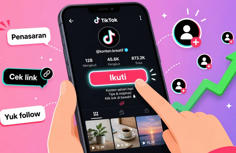 Strategi CTA bio TikTok untuk mendapatkan followers yang efektif