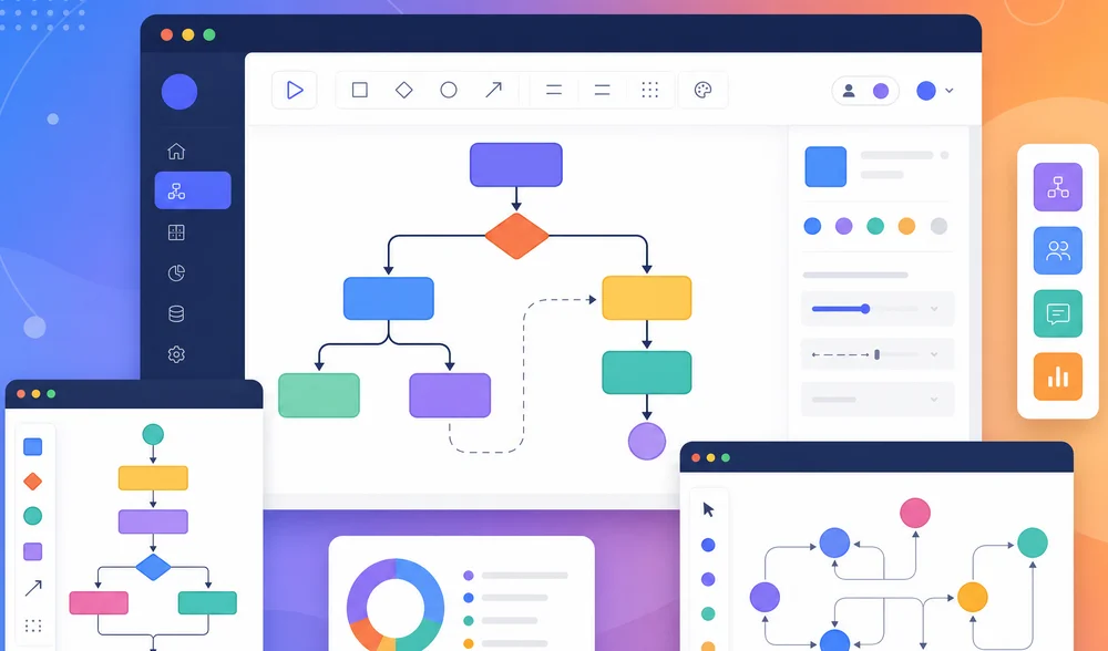 Perbandingan tools flowchart online populer untuk membuat diagram alur