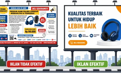 Iklan Tidak Efektif: 7 Ciri, Contoh, Penyebab, dan Cara Memperbaikinya