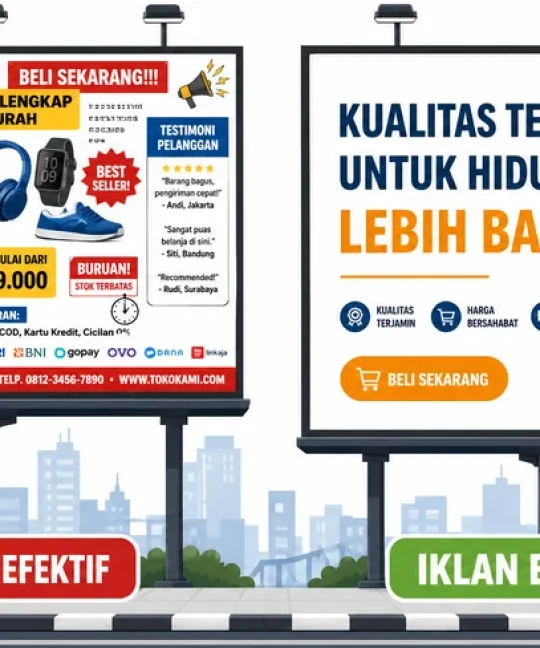 Iklan tidak efektif - hero