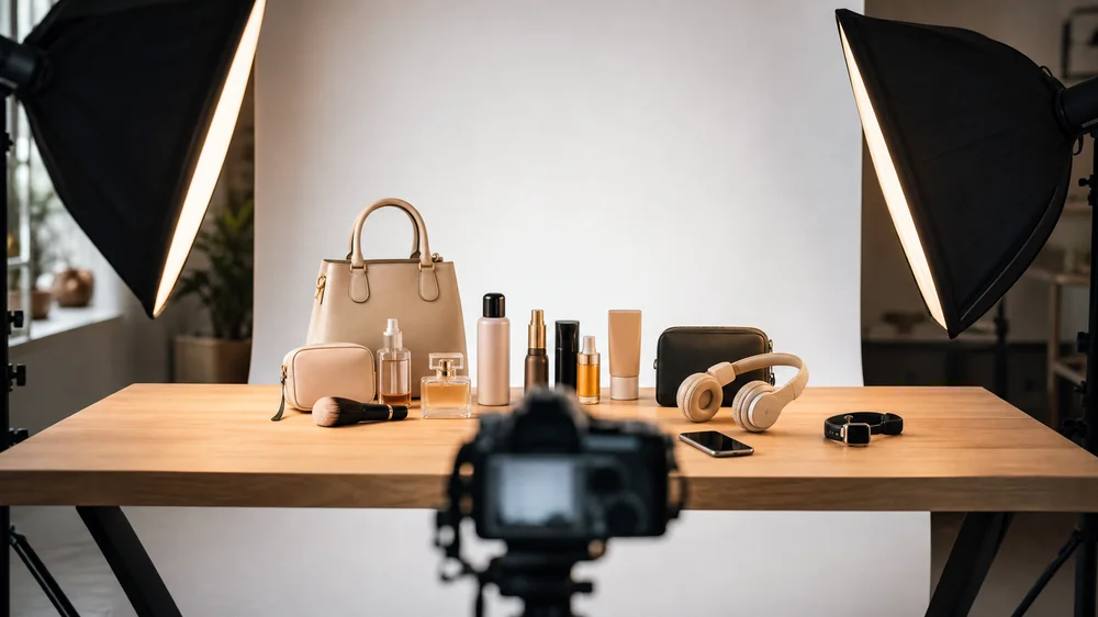 Setup studio foto katalog sederhana untuk UMKM dengan softbox